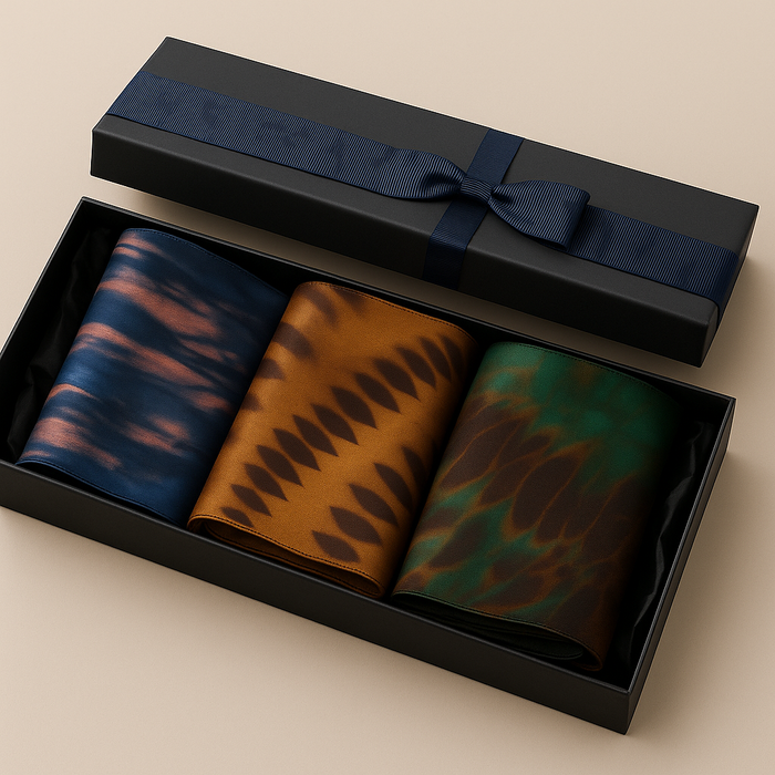 Adire Pocket Squares (set of 3)