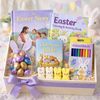 Children’s Easter gift box with faith-based keepsakes, books, colored pencils, and candy – Little Light