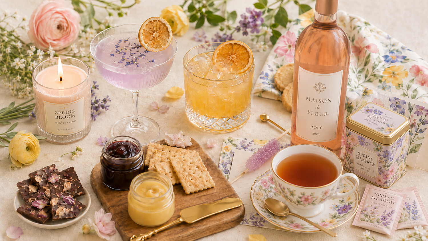 Spring Gift Boxes for Hosting, Picnics & Sweet Seasonal Moments
